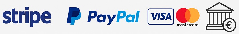 Pagamenti Sicuri con Stripe, PayPal, Carte di Credito e Bonifico