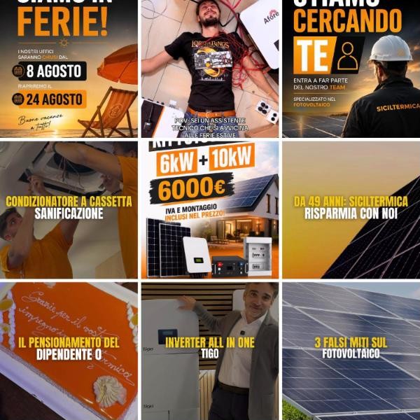 Ultime foto dal profilo Instagram di Siciltermica